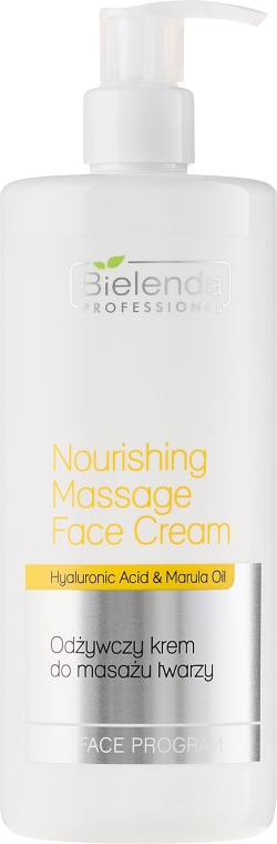Питательный крем для массажа лица - Bielenda Professional Face Program Nourishing Massage Face Cream