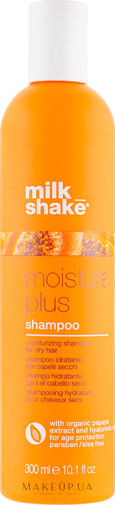 Увлажняющий шампунь для волос - Milk_Shake Moisture Plus Hair Shampoo — фото 300ml