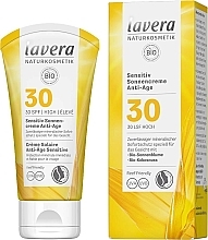 Духи, Парфюмерия, косметика Солнцезащитный крем для лица - Lavera Sensitive Sun Cream Anti-Age SPF 30
