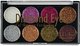 Духи, Парфюмерия, косметика Глиттерные тени - DoDo Girl 8 Colors Glitter Eyeshadow