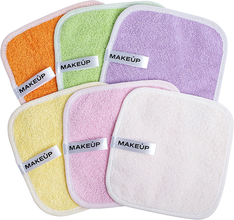Набор полотенец-салфеток косметических для лица "Colorful" - MAKEUP Face Napkin Towel Set — фото N1