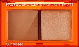 Палетка бронзер и хайлайтер - Pastel Sun Kissed Bronzer & Highlighter Set  — фото N2