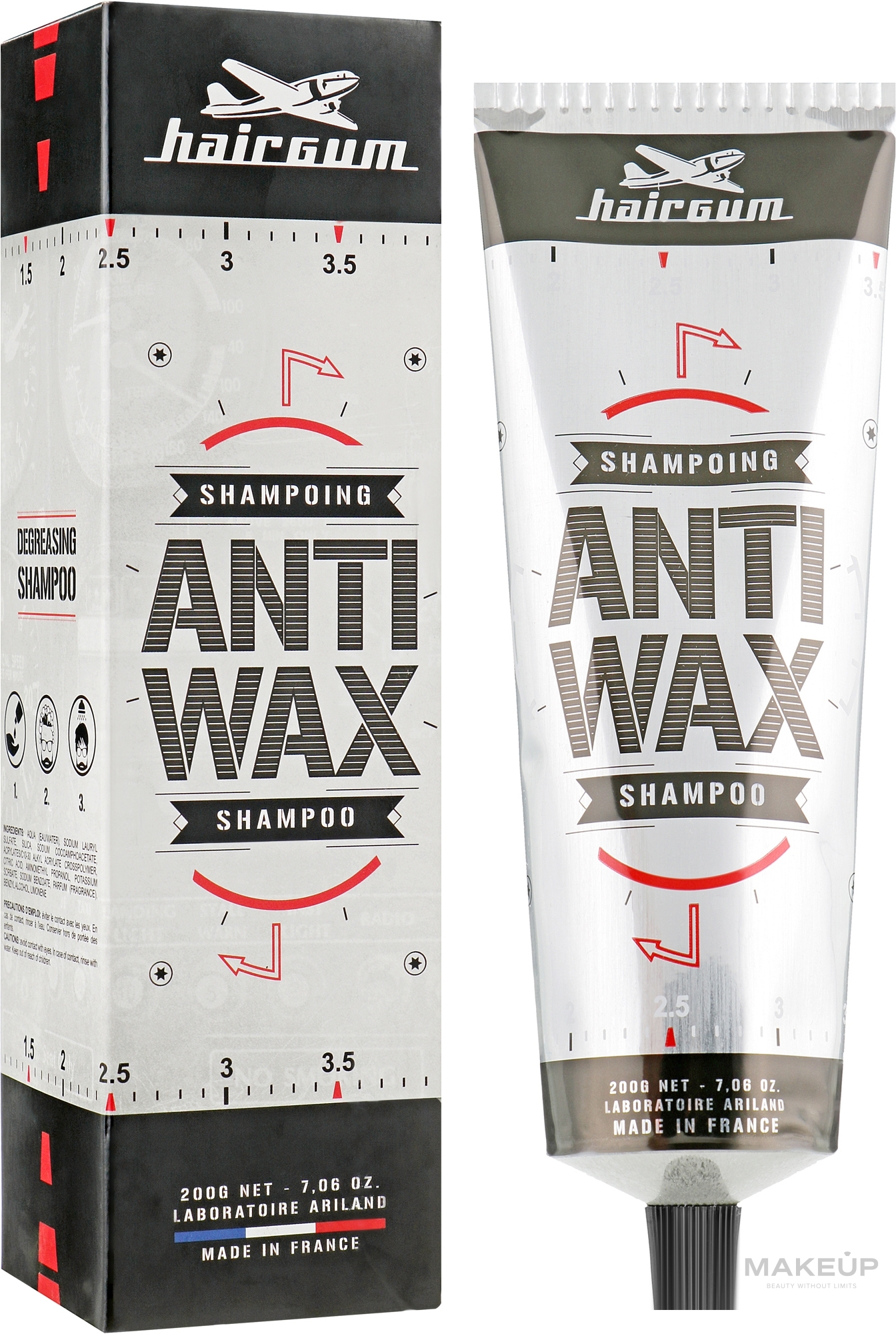 УЦЕНКА Шампунь анти-воск - Hairgum Anti Wax Shampoo * — фото 200ml