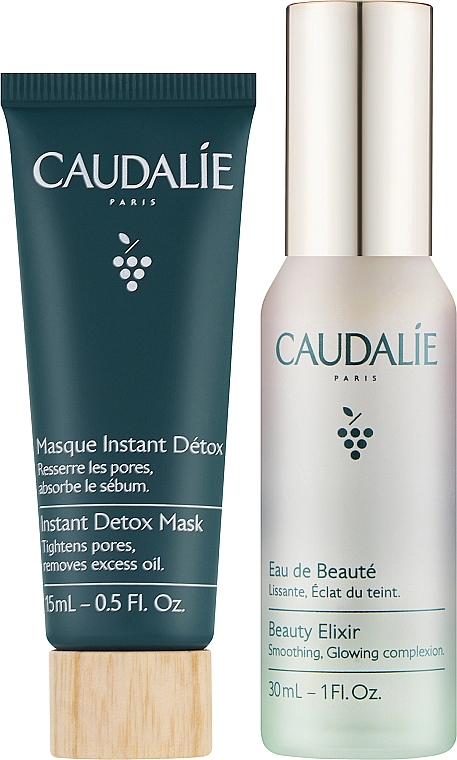 Набор - Caudalie (elixir/30ml + f/mask/15ml) — фото N2