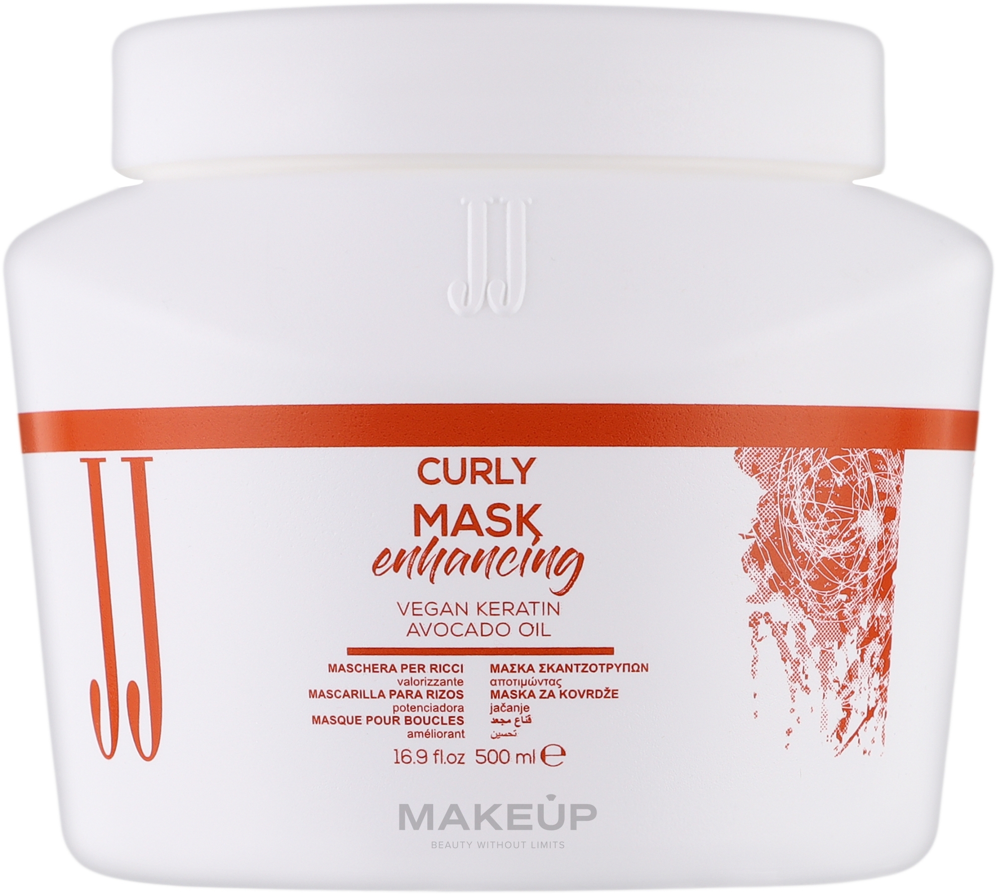 Маска для вьющихся волос - JJ Curly Mask Enhancing — фото 500ml