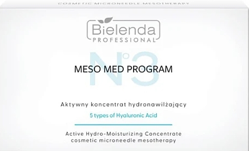 Активний гідрозволожувальний концентрат - Bielenda Professional Meso Med Program Active Hydro-Moisturising Concentrate — фото N1