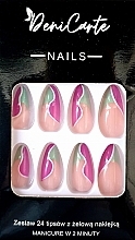 Парфумерія, косметика Тіпси, мигдаль, 24 шт. - Deni Carte Nails 7042