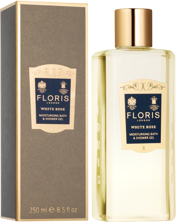 Гель для душу та ванни - Floris White Rose — фото N1