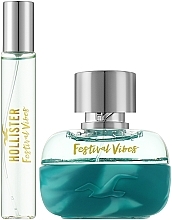 Hollister Festival Vibes For Him - Набор (edt/50ml + edt/15ml) — фото N2