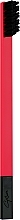Духи, Парфюмерия, косметика Зубна щітка середньої жорсткості, яскраво-червона з чорним матовим ковпачком - Apriori