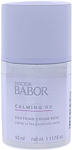 Парфумерія, косметика Зволожувальний крем для дуже сухої та чутливої шкіри - Babor Doctor Babor Calming Rx Soothing Cream Rich