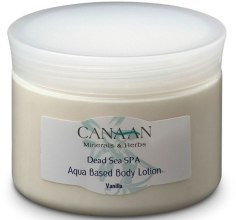 Парфумерія, косметика Лосьйон для тіла на водній основі - Canaan Minerals & Herbs Aqua Based Body Lotion Vanilla