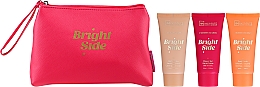 Набір - IDC Institute Bright Side Bath Gift Set (b/wash/100ml + b/scrub/100ml + b/lot/100ml + bag/1pcs) — фото N2