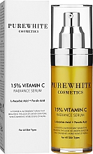 Сыворотка с витамином С - Pure White Cosmetics 15% Vitamin C Radiance Serum — фото N2