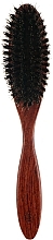 Парфумерія, косметика Гребінець з дерев'яною ручкою великий овальний з бубінги з посиленою щетиною кабана - 3ME Maestri Classic