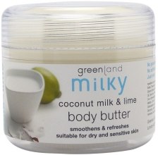 Парфумерія, косметика Крем для тіла - Greenland Milky Body Butter Coconut Milk & Lime