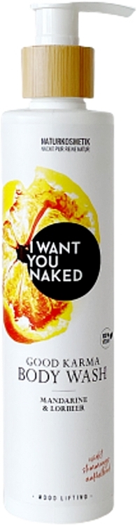 Гель для душа "Mandarin & Bay" - I Want You Naked Good Karma Body Wash — фото N1