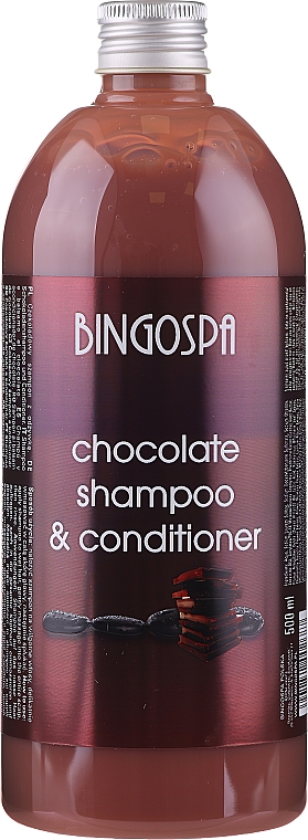 Подарунковий набір - BingoSpa Chocolate Set (bath/foam/500ml + shm/500ml) — фото N4
