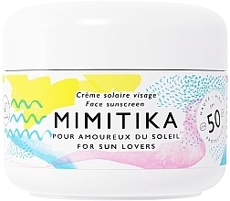 Парфумерія, косметика Сонцезахисний крем для обличчя - Mimitika Face Sunscreen SPF 50