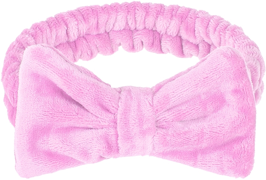 Косметическая повязка для волос, розовая "Wow Bow" - Makeup Pink Hair Band