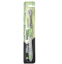 Зубная щетка с бамбуковым углем 512575, мягкая, черная с серым - Difas Pro-Сlinic Bamboo Charcoal — фото N4