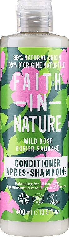 Кондиціонер для волосся "Дика троянда" - Faith in Nature Wild Rose Conditioner — фото N1