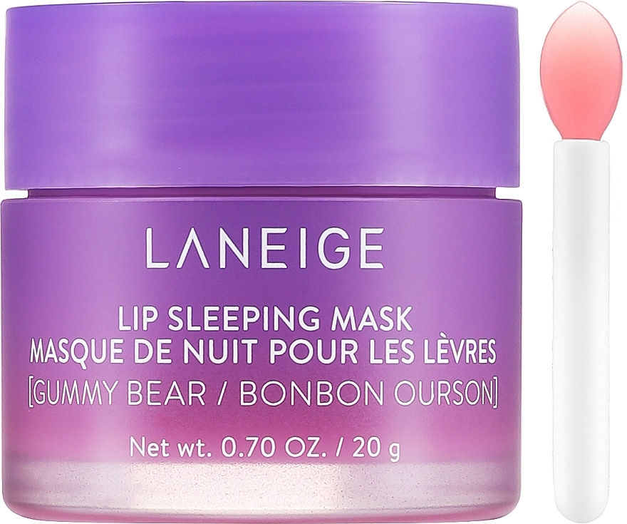 Інтенсивно відновлювальна нічна маска для губ - Laneige Sleeping Care Lip Sleeping Mask Gummy Bear — фото N1