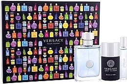 Versace Pour Homme - Набор (edt/100ml + edt/mini/10ml + deo/stick/75ml) — фото N1