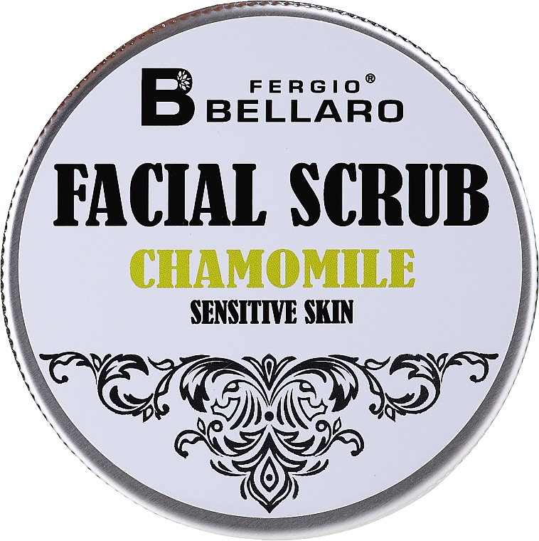 Скраб для обличчя з ромашкою - Fergio Bellaro Facial Scrub Chamomile — фото N1