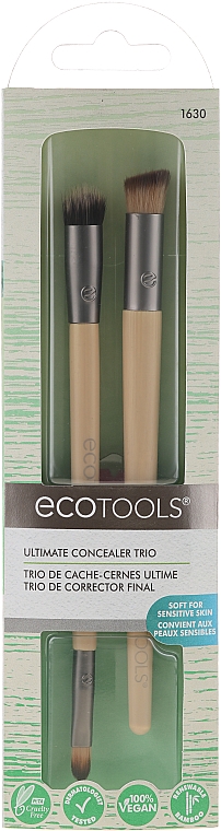 Набор кистей для макияжа - EcoTools Ultimate Concealer Trio — фото N1