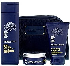 Духи, Парфюмерия, косметика Набор - Label.m Men (shampoo/250ml + cream/100ml + paste/50ml)