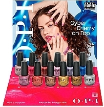 Духи, Парфюмерия, косметика Набор - OPI Metallic Mega Mix Nail Lacquer (nail/polish/12x15ml)