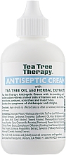 Антисептичний крем з олією чайного дерева - Tea Tree Therapy Antiseptic Cream With Tea Tree Oil — фото N2