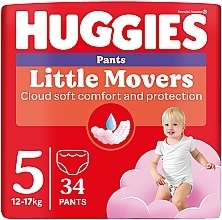 Духи, Парфюмерия, косметика Трусики-подгузники Pants 5 Girl, 12-17 кг, 34 шт - Huggies