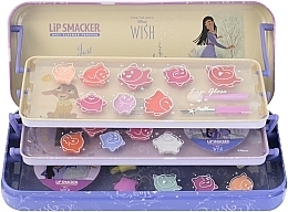 Набір, 6 предметів - Lip Smacker Disney Wish Triple Layer Beauty Tin — фото N1