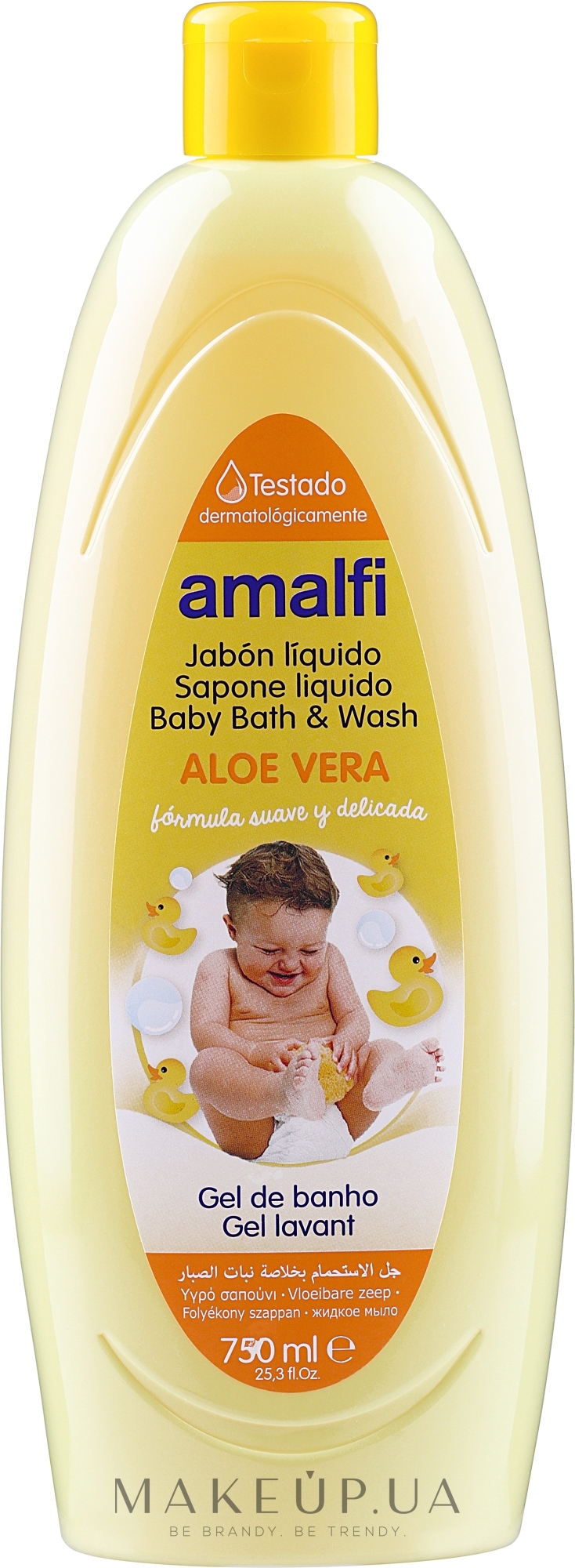 Дитяче рідке мило "Aloe Vera" - Amalfi Kids Soap — фото 750ml