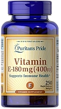 Парфумерія, косметика Харчова добавка "Вітамін E-400", 50 мкг - Puritan's Pride Vitamin E-400 IU Softgels