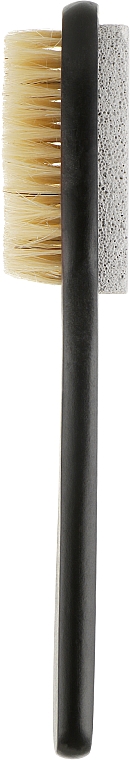 Щітка-пемза для педикюру - S-FL4-46, на дерев'яній основі, двостороння, 22 см — фото N3
