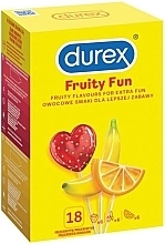 Парфумерія, косметика Презервативи, 18 шт. - Durex Fruity Fun