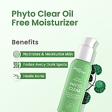 Крем для лица с центелой азиатской - Earth Rhythm Phyto Clear Oil Free Moisturiser Centella Asiatica Horsetail & Sage Extract  — фото N2