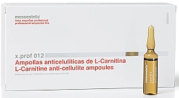 Препарат для мезотерапії "L-Карнітин" для лікування целюліту - Mesoestetic X.prof 012 L-Carnitina — фото N2