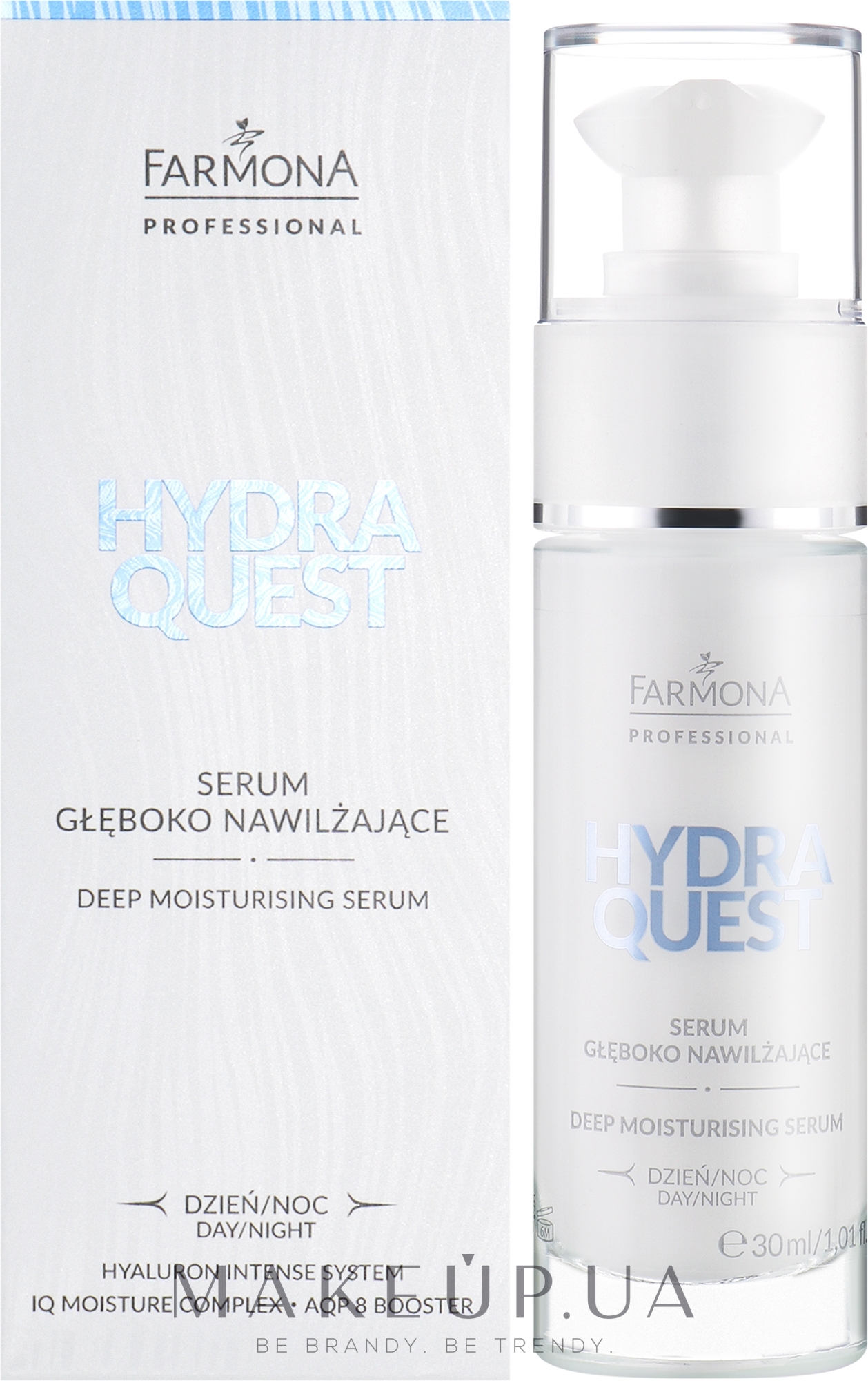 Зволожувальна сироватка для обличчя - Farmona Hydra Quest Deep Moisturising Serum — фото 30ml