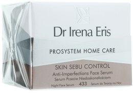 Парфумерія, косметика Нічна сиворотка для обличчя - Dr. Irena Eris Prosystem Home Care Skin Sebu Control Anti-Imperfections Face Serum