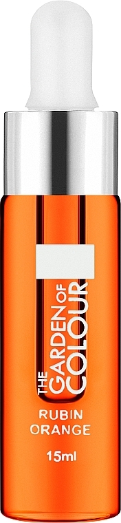 Масло для ногтей и кутикулы с пипеткой - Silcare Garden of Colour Cuticle Oil Rubin Orange — фото N1