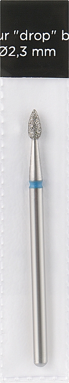 Фреза, пуля, 2,3 мм, синяя - Head The Beauty Tools — фото N1