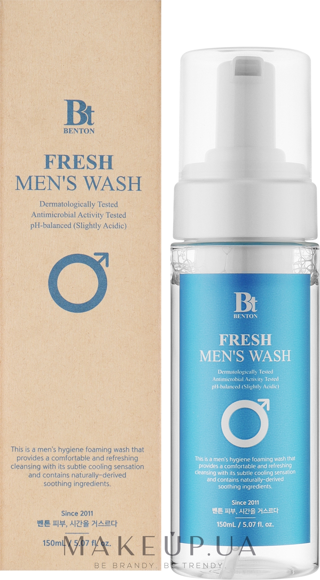 Пінка для чоловічої інтимної гігієни - Benton Fresh Men's Wash — фото 150ml
