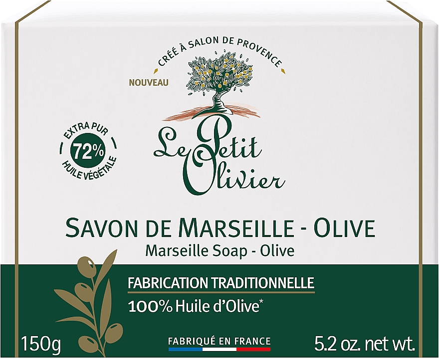 Марсельское мыло с оливковым маслом - Le Petit Olivier Marseille Soap Olive