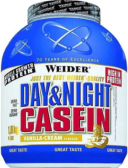 Протеин - Weider Day & Night Casein Vanilla Cream — фото N1