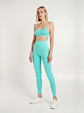 Безшовні легінси "LEGGINGS SHAPE", mint - Giulia — фото N1