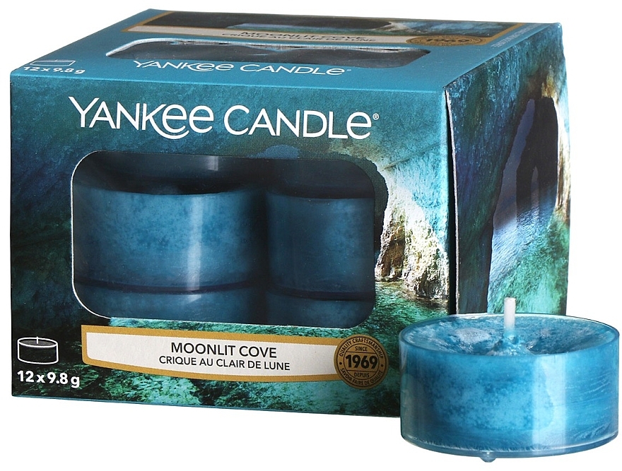 Чайні свічки "Місячна бухта" - Yankee Candle Tea Light Candles Moonlit Cove — фото N1